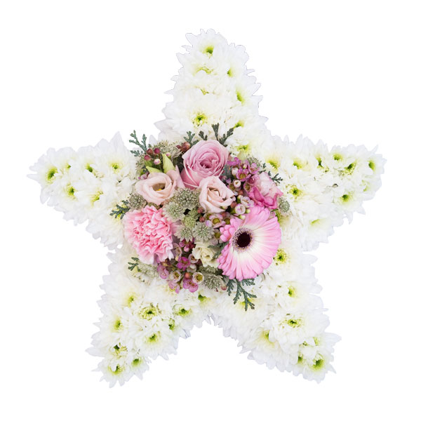 Special Tribute Funeral Flowers Star