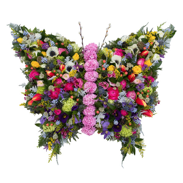 Special Tribute Funeral Flowers Butterfly