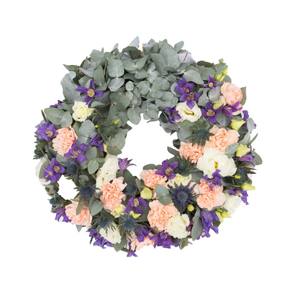 Eucalyptus Charm Funeral Wreath