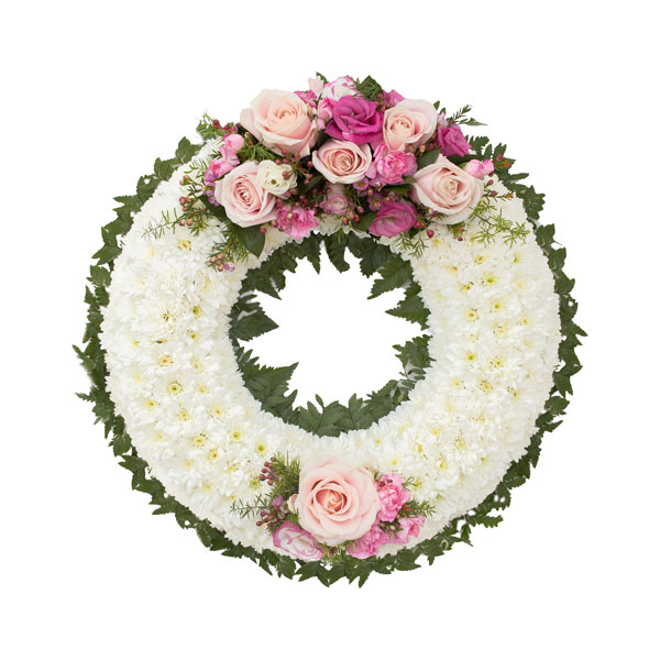 Chrysanthemum Spray Funeral Wreath
